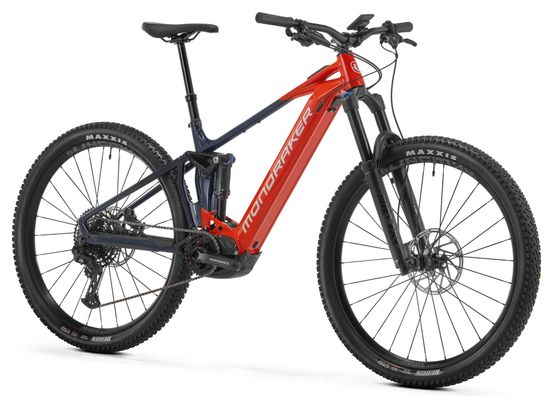 VTT Électrique Tout-Suspendu Mondraker Chaser R Sram GX/SX 12V 750Wh 29'' Rouge Bleu 2025 – Image 2