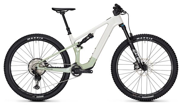 VTT Électrique Tout-Suspendu Focus VAM² SL 9.8 Shimano XT/Deore 12V 430Wh 29'' Blanc 2025 – Image 2