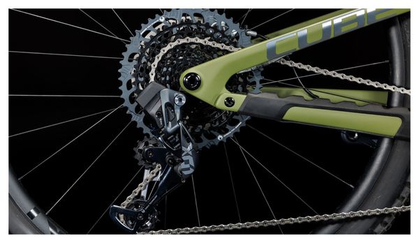 VTT Tout-Suspendu Cube Stereo One55 C:62 TM 29 Sram X01 Eagle AXS 12V 29'' Vert Olive 2024 – Image 9