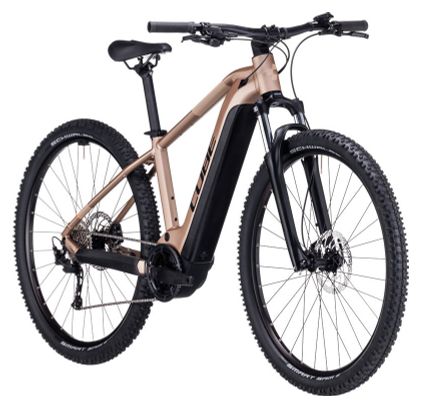VTT Électrique Semi-Rigide Cube Reaction Hybrid Performance 625 Shimano Alivio 9V 625 Wh 27.5'' Marron Metallic – Image 2