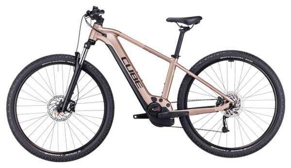 VTT Électrique Semi-Rigide Cube Reaction Hybrid Performance 625 Shimano Alivio 9V 625 Wh 27.5'' Marron Metallic – Image 4