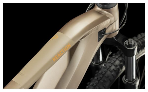 VTT Électrique Semi-Rigide Cube Reaction Hybrid Performance 625 Shimano Alivio 9V 625 Wh 27.5'' Marron Metallic – Image 7