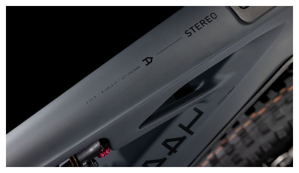 VTT Électrique Tout-Suspendu Cube Stereo Hybrid One44 HPC AT 800 Sram X0 Eagle AXS 12V 800 Wh 29'' Gris Carbon Noir 2025 – Image 3