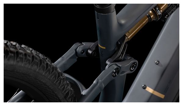 VTT Électrique Tout-Suspendu Cube Stereo Hybrid One44 HPC AT 800 Sram X0 Eagle AXS 12V 800 Wh 29'' Gris Carbon Noir 2025 – Image 4