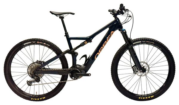 VTT Electrique Tout Suspendu Orbea Rise M20 Carbone Shimano SLX 12V 29' 360wh Bleu 2021 - Produit Reconditionné