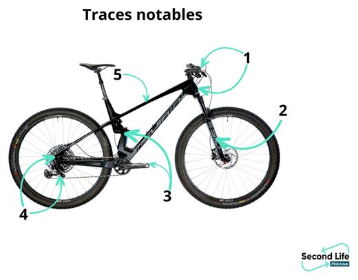 Produit Reconditionné - VTT Tout-Suspendu Sunn Shamann XC Finest Sram GX/X01 Eagle 12V Noir 2022 – Image 5