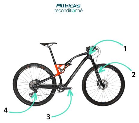 Produit Reconditionné - VTT Tout-Suspendu Lapierre XR 9.9 Shimano Deore XT 12V Noir Mat/Orange 2020 – Image 6