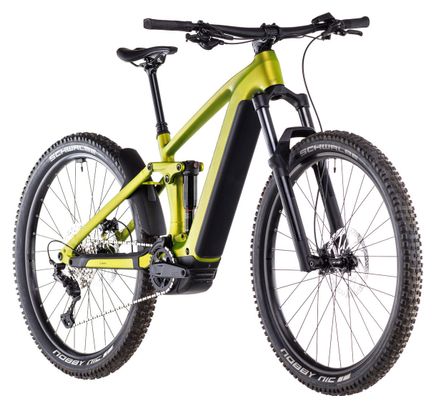 VTT Électrique Tout-Suspendu Cube Stereo Hybrid One44 EX 800 Shimano Deore/Deore XT 12V 800 Wh 29'' Vert Lizard 2025 – Image 2