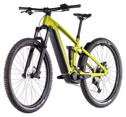 VTT Électrique Tout-Suspendu Cube Stereo Hybrid One44 EX 800 Shimano Deore/Deore XT 12V 800 Wh 29'' Vert Lizard 2025 – Image 3