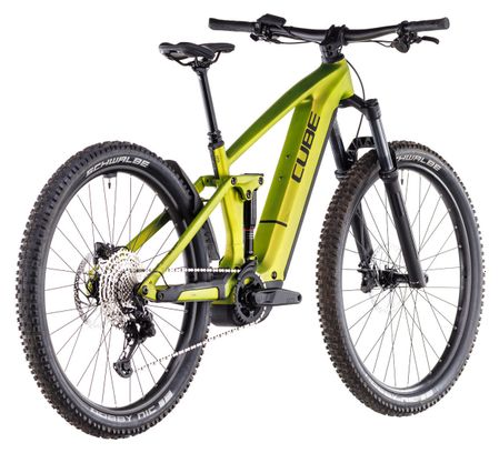VTT Électrique Tout-Suspendu Cube Stereo Hybrid One44 EX 800 Shimano Deore/Deore XT 12V 800 Wh 29'' Vert Lizard 2025 – Image 6