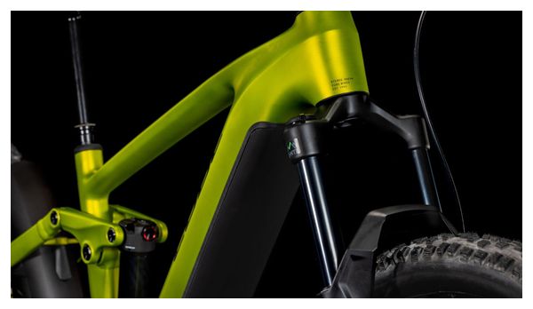 VTT Électrique Tout-Suspendu Cube Stereo Hybrid One44 EX 800 Shimano Deore/Deore XT 12V 800 Wh 29'' Vert Lizard 2025 – Image 8