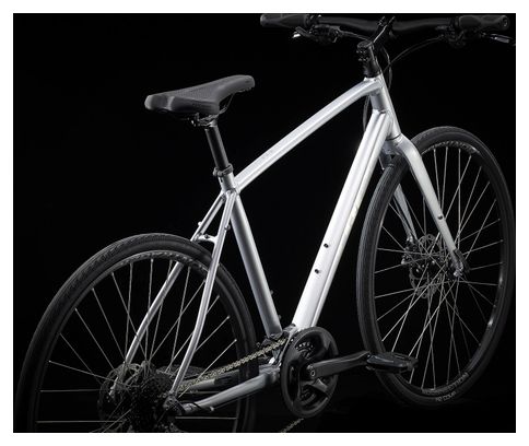 Vélo Fitness Trek FX 2 Disc Shimano Acera/Altus 9V 700 mm Gris Quicksilver – Image 3