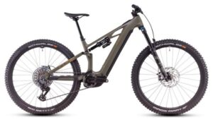 VTT Électrique Tout-Suspendu Cube Stereo Hybrid One44 HPC TM 800 Sram GX Eagle AXS 12V 800 Wh 29'' Vert Dusty Olive 2025