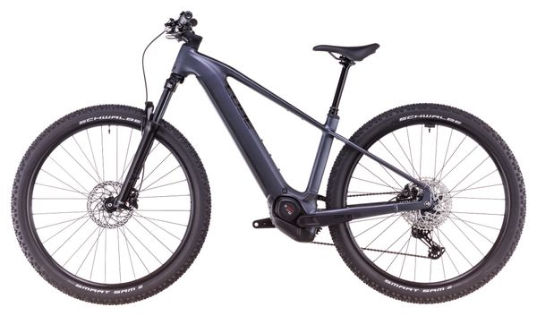 VTT Électrique Semi-Rigide Cube Reaction Hybrid Pro 600 Shimano Deore/Deore XT 12V 600 Wh 29'' Gris Metallic 2025 – Image 4