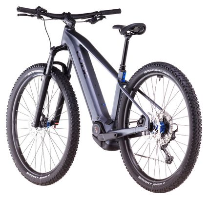 VTT Électrique Semi-Rigide Cube Reaction Hybrid Pro 600 Shimano Deore/Deore XT 12V 600 Wh 29'' Gris Metallic 2025 – Image 5