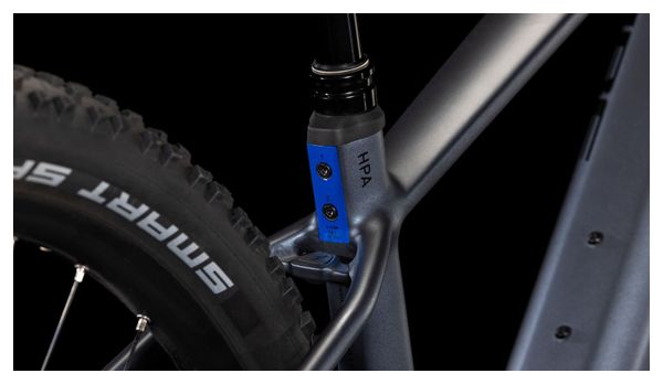 VTT Électrique Semi-Rigide Cube Reaction Hybrid Pro 600 Shimano Deore/Deore XT 12V 600 Wh 29'' Gris Metallic 2025 – Image 10