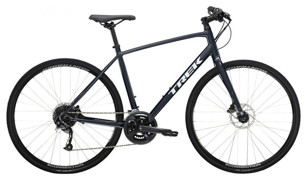 Vélo Fitness Trek FX 2 Disc Shimano Acera/Altus 9V 700 mm Bleu Nautical Navy