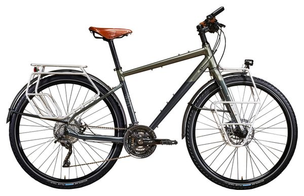 Vélo de Voyage Riverside Touring 900 Shimano XT 10V 700mm Gris / Vert Foncé