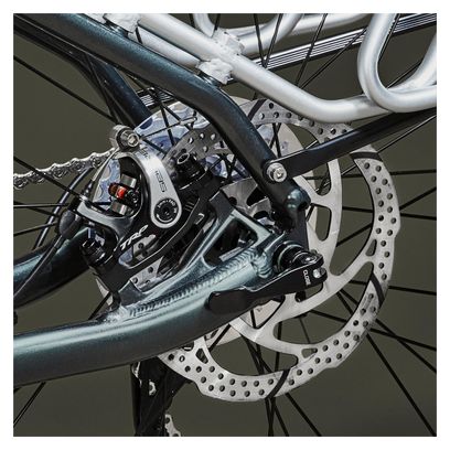 Vélo de Voyage Riverside Touring 900 Shimano XT 10V 700mm Gris / Vert Foncé – Image 5