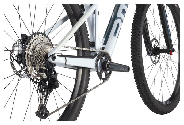 VTT Tout-Suspendu BMC Fourstroke Three Shimano SLX 12V 29'' Bleu Dark Petrol Blanc Sand 2024 – Image 4
