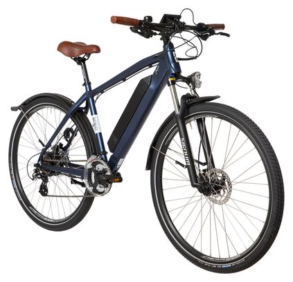 VTC Électrique Bicyklet Joseph Shimano Altus 7V 417 Wh 700 mm Bleu – Image 2