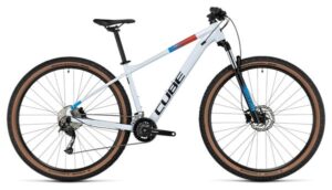 VTT Semi-Rigide Cube Aim SLX Shimano Alivio/Altus 9V 29'' Blanc Bleu