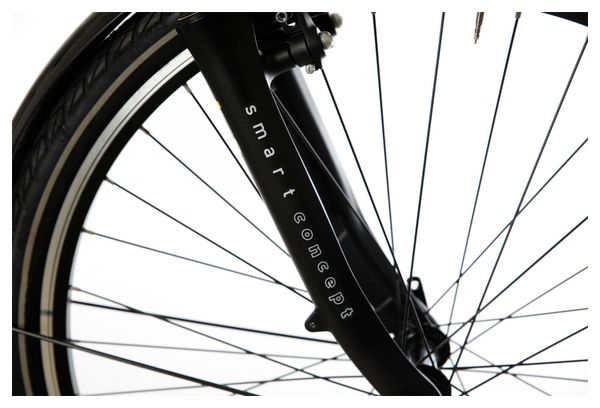 Vélo de Ville Électrique Bicyklet Louison Shimano Tourney 6V 400 Wh 700 mm Gris – Image 8