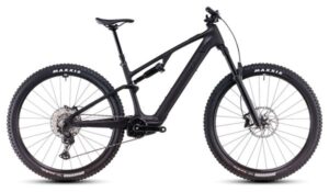 VTT Électrique Tout-Suspendu Cube AMS Hybrid One44 C:68X Race 400X Shimano Deore XT 12V 400 Wh 29'' Noir Blackline 2025