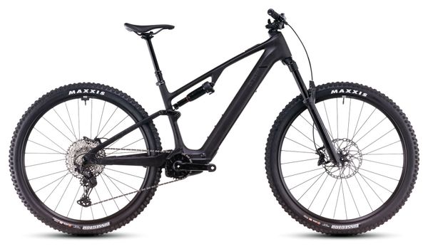 VTT Électrique Tout-Suspendu Cube AMS Hybrid One44 C:68X Race 400X Shimano Deore XT 12V 400 Wh 29'' Noir Blackline 2025
