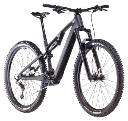 VTT Électrique Tout-Suspendu Cube AMS Hybrid One44 C:68X Race 400X Shimano Deore XT 12V 400 Wh 29'' Noir Blackline 2025 – Image 2