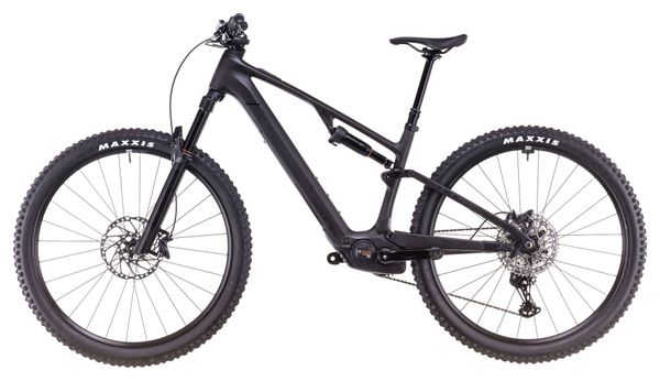 VTT Électrique Tout-Suspendu Cube AMS Hybrid One44 C:68X Race 400X Shimano Deore XT 12V 400 Wh 29'' Noir Blackline 2025 – Image 4