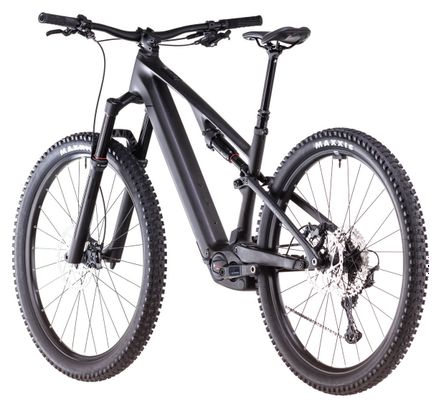 VTT Électrique Tout-Suspendu Cube AMS Hybrid One44 C:68X Race 400X Shimano Deore XT 12V 400 Wh 29'' Noir Blackline 2025 – Image 5