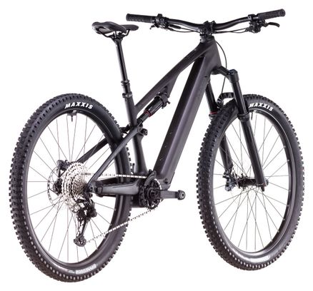 VTT Électrique Tout-Suspendu Cube AMS Hybrid One44 C:68X Race 400X Shimano Deore XT 12V 400 Wh 29'' Noir Blackline 2025 – Image 6
