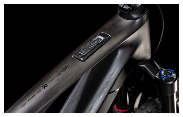 VTT Électrique Tout-Suspendu Cube AMS Hybrid One44 C:68X Race 400X Shimano Deore XT 12V 400 Wh 29'' Noir Blackline 2025 – Image 7