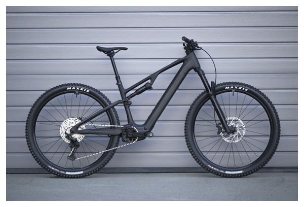 VTT Électrique Tout-Suspendu Cube AMS Hybrid One44 C:68X Race 400X Shimano Deore XT 12V 400 Wh 29'' Noir Blackline 2025 – Image 10