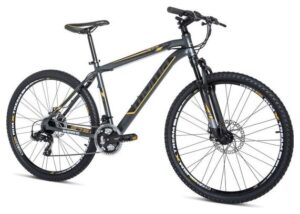 Moma Bikes Vélo VTT GTT27 5 - 5. 0 Aluminium SHIMANO 24V Freins a Disque Suspension Avant