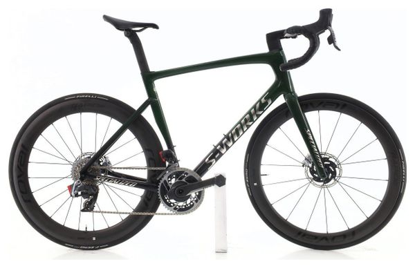 Produit reconditionné · Specialized Tarmac SL7 S-Works Carbone AXS 12V · Vert / Vélo de route / Specialized | Très bon état