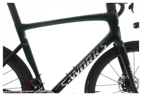 Produit reconditionné · Specialized Tarmac SL7 S-Works Carbone AXS 12V · Vert / Vélo de route / Specialized | Très bon état – Image 2