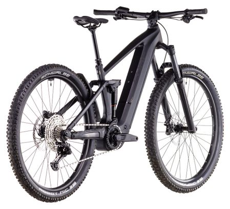 VTT Électrique Tout-Suspendu Cube Stereo Hybrid One44 EX 800 Shimano Deore/Deore XT 12V 800 Wh 29'' Noir Blackline 2025 – Image 6