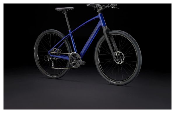 Vélo Fitness Trek Dual Sport 1 Shimano Tourney/Acera 8V 27.5'' Bleu Gén. 5 – Image 2