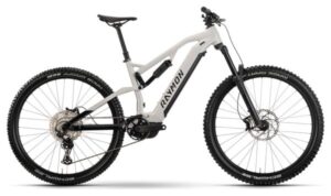 VTT Electrique Tout Suspendu Raymon TrailRay 150 Shimano Deore 12V 720Wh 29'' Blanc 2025