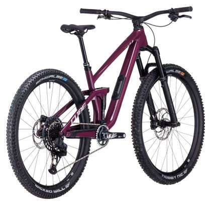VTT Tout-Suspendu Cube Stereo One44 C:68X SLX Sram GX Eagle AXS 12V 29'' Rose Rouge Wine – Image 6