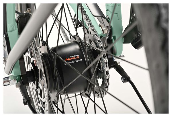 Vélo de Ville Électrique Winora Sinus N5 Low Shimano Nexus 5V 625Wh 27 5'' Vert 2024 – Image 7