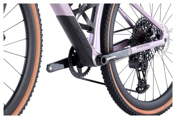 Vélo de Gravel BMC URS 01 LT One Sram Force eTap AXS / GX Eagle AXS 12V 700 mm Violet Pearl 2024 – Image 9