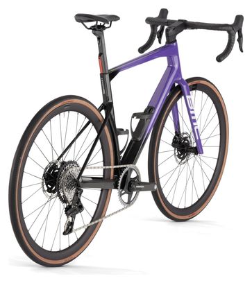 Vélo de Route BMC Roadmachine 01 X One Sram Force XPLR eTap AXS 12V 700 mm Violet Noir – Image 6