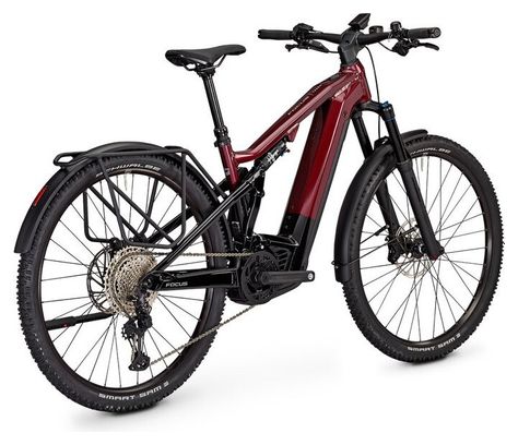 VTC Électrique Focus Thron² 6.8 Shimano Deore XT 12V 750Wh 29'' Rouge 2024 – Image 3
