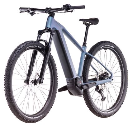 VTT Électrique Semi-Rigide Cube Reaction Hybrid Pro 600 Shimano Deore/Deore XT 12V 600 Wh 29'' Bleu Vert Smaragd 2025 – Image 3