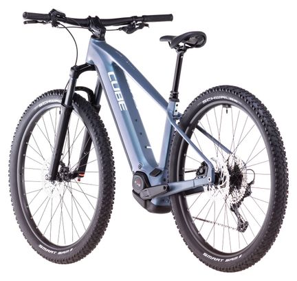 VTT Électrique Semi-Rigide Cube Reaction Hybrid Pro 600 Shimano Deore/Deore XT 12V 600 Wh 29'' Bleu Vert Smaragd 2025 – Image 5