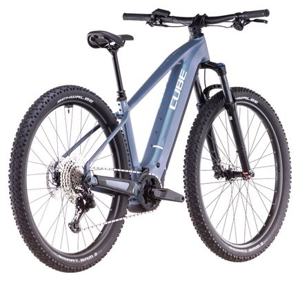 VTT Électrique Semi-Rigide Cube Reaction Hybrid Pro 600 Shimano Deore/Deore XT 12V 600 Wh 29'' Bleu Vert Smaragd 2025 – Image 6