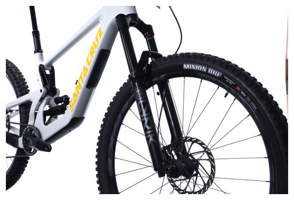 VTT Tout-Suspendu Santa Cruz Bronson 4.1 Sram GX AXS 12V MX (29/27.5'') Blanc – Image 5